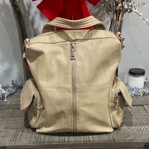 Urban Expressions Tan Purse with Silver Accents